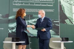 Nowa edycja Podlaskiego Uniwersytetu Dziecięcego. Podpisanie umów partnerskich w dniu 26 października 2021 r. Fot. Gabriela Kościuk (19)