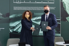 Nowa edycja Podlaskiego Uniwersytetu Dziecięcego. Podpisanie umów partnerskich w dniu 26 października 2021 r. Fot. Gabriela Kościuk (24)