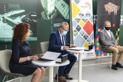 Nowa edycja Podlaskiego Uniwersytetu Dziecięcego. Podpisanie umów partnerskich w dniu 26 października 2021 r. Fot. Gabriela Kościuk (22)