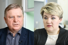 Prof. dr hab. inż. Sławomir Bakier, Dr Ewa Zapora. fot. G. Kościuk
