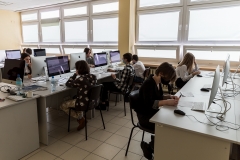 Wojewódzki Konkurs Informatyczny na Wydziale Informatyki Politechniki Białostockiej 25 marca 2022 r, fot. Agnieszka Sakowicz-Stasiulewicz