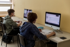 Wojewódzki Konkurs Informatyczny na Wydziale Informatyki Politechniki Białostockiej 25 marca 2022 r, fot. Agnieszka Sakowicz-Stasiulewicz