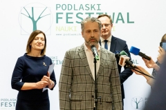 Podlaski Festiwal Nauki i Sztuki. Konferencja prasowa 1 kwietnia 2022 r. fot. Agnieszka Sakowicz Stasiulewicz (6)