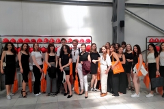 Studenci WA w Centrum Wystawowym Pronaru, 29 czerwca 2022 r. fot.  Monika Magdziak