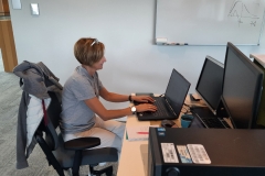 dr inż. Agnieszka Wysocka-Czubaszek na stażu naukowym na Uniwersytecie w Utrechcie. Fot. P. Czubaszek
