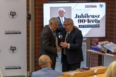 90-lecie prof. Tadeusza Kaczorka na Wydziale Elektrycznym PB fot. Piotr Awramiuk Politechnika Białostocka