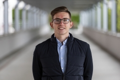 Doktorant mgr inż. Piotr Jankowski - laureat konkursu Start 2022 Fundacji na rzecz Nauki Polskiej  Wydział Mechaniczny PB fot. Piotr_Awramiuk_Politechnika Białostocka