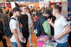 Stoisko PB podczas XV Siedleckich Targów Edukacyjnych. 23 marca 2023. Fot. Iryna Mikhno