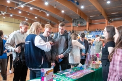 Stoisko PB podczas XV Siedleckich Targów Edukacyjnych. 23 marca 2023. Fot. Iryna Mikhno