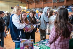 Stoisko PB podczas XV Siedleckich Targów Edukacyjnych. 23 marca 2023. Fot. Iryna Mikhno