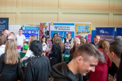 Stoisko PB podczas XV Siedleckich Targów Edukacyjnych. 23 marca 2023. Fot. Iryna Mikhno