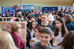 Stoisko PB podczas XV Siedleckich Targów Edukacyjnych. 23 marca 2023. Fot. Iryna Mikhno