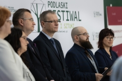 Uczestnicy konferencji prasowej XIX PFNiS. fot.Dariusz Piekut/PB