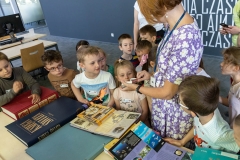 Akcja "Cała Polska czyta dzieciom" w Bibliotece PB. Wizyta przedszkolaków. Fot. Dariusz Piekut/PB (16)