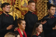Chór "Polifonia" podczas 42. Międzynarodowego Festiwalu Hajnowskie Dni Muzyki Cerkiewnej. żródło: youtube (1)