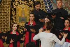 Chór "Polifonia" podczas 42. Międzynarodowego Festiwalu Hajnowskie Dni Muzyki Cerkiewnej. żródło: youtube (5)