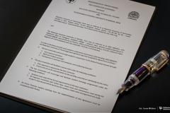 12.03.2024 Rektor dr hab. inż. Marta Kosior-Kazberuk, prof. PB podpisała umowę o współpracy z MSU z Indii. Fot. Iryna Mikhno/PB (6)