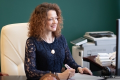 12.03.2024 Rektor dr hab. inż. Marta Kosior-Kazberuk, prof. PB podpisała umowę o współpracy z MSU z Indii. Fot. Iryna Mikhno/PB (2)