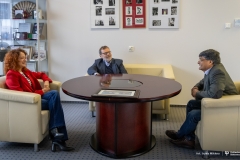 20.03.2024 Wizyta rektora MSU w Politechnice Białostockiej. Fot. Iryna Mikhno/PB (9)