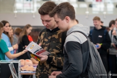 Politechnika Białostocka na 13. Targach „Szarada” w Sokołowie Podlaskim. 14.03.2024. Fot. Iryna Mikhno/PB