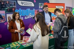 Politechnika Białostocka na 13. Targach „Szarada” w Sokołowie Podlaskim. 14.03.2024. Fot. Iryna Mikhno/PB
