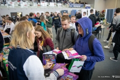 Politechnika Białostocka na 13. Targach „Szarada” w Sokołowie Podlaskim. 14.03.2024. Fot. Iryna Mikhno/PB