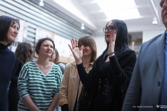 Wernisaż prac Ewy Niewiarowskiej w Galerii Studenckiej WA PB. 20.03.2024 r. fot. Paweł Jankowski/PB (13)