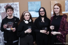 Wernisaż prac Ewy Niewiarowskiej w Galerii Studenckiej WA PB. 20.03.2024 r. fot. Paweł Jankowski/PB (23)