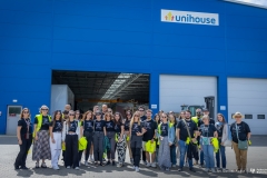 International summer school - UNIHOUSE visit photo by Dariusz Piekut/PB