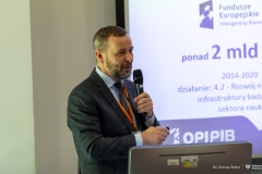 Dr hab. inż. Jarosław Protasiewicz podczas Konferencji Kierowników Administracji Centralnej Uczelni Technicznych w PB. 15.05.2024 fot. Dariusz Piekut (1)