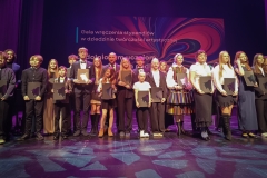 Uczniowie ALO PB otrzymali stypendia marszałka województwa podlaskiego . Gala 26.03.2025. Fot. ALOPB