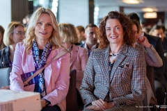 Rektor Politechniki Białostockiej prof. PB  Marta Kosior-Kazberuk i Prorektor prof. PB Katarzyna Halicka podczas konferencji Top Young 100. fot. Dariusz Piekut PB