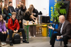 2025-10-29-WBiNŚ-kawka-z-prof. dr hab. inż. Michał Bołtryk-fot-Iryna-Mikhno-PB
