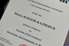 2025-12-12 Marta Kosior-Kazberuk przyjęta do AI_fot.AI