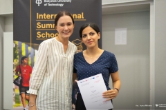 2025-07-09 Summer school closing ceremony certificate award GLOCAL VIPSKILLS; photo by Iryna Mikhno BUT