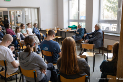 2026-03-12 Kawka z Profesorem na Wydziale Architektury PB fot. Aleksandra Kamińska PB