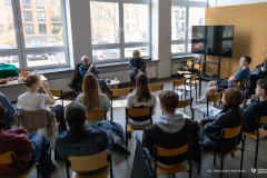 2026-03-12 Kawka z Profesorem na Wydziale Architektury PB fot. Aleksandra Kamińska PB