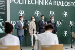 Podpisanie porozumienia o współpracy pomiędzy Politechniką Białostocką a Gminą Olecko, dnia 21.07.2021; fot. G. Kościuk