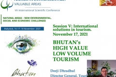 Summary of the “Tourism in environmentally valuable areas” conference