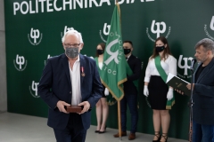 Uroczystość wręczenia odznaczeń państwowych pracownikom Politechniki Białostockiej 24.06.2021 r., fot. G. Kościuk