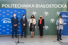 Podpisanie porozumienia o współpracy pomiędzy Politechniką Białostocką a Enea Ciepło; fot. Gabriela Kościuk
