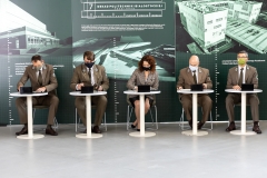 Konferencja z dnia 5.10.2021 pt.: Politechnika Białostocka rozpoczyna współpracę z czterema parkami narodowym; fot. Gabriela Kościuk