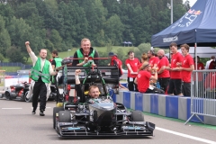 Cerber Motorsport team with CMS-08 car at Formula Student Austria, photo by Cerber Motorsport PB
