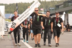 Cerber Motorsport team with CMS-08 car at Formula Student Austria, photo by Cerber Motorsport PB