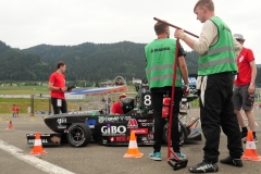 Cerber Motorsport team with CMS-08 car at Formula Student Austria, photo by Cerber Motorsport PB