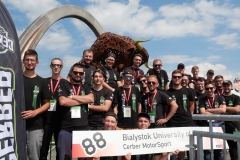 Cerber Motorsport team with CMS-08 car at Formula Student Austria, photo by Cerber Motorsport PB