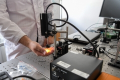 Prof. Marcin Kochanowicz - coauthor of patented glass to optical fibres, photo by Iryna Mikhno