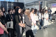 Rektor Politechniki Białostockiej w hali Inno-Eko-Tech, fot. Adam Jakuć Radio Akadera