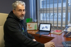 Studenci oraz pracownicy z WM zaprojektowali prototyp adaptera umożliwiającego zamocowanie płóz na hulajnodze_fot.Dariusz Piekut_PB
