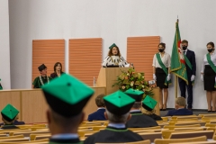 Inauguracja roku akademickiego 2020/2021 na Politechnice Białostockiej. Uroczystość 8 października 2020 r.